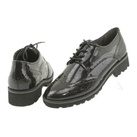 Zapatos oxford con cordones Caprice 23701 negro multicolor 4 Zapatos oxford con cordones Caprice 23701 negro multicolor 4