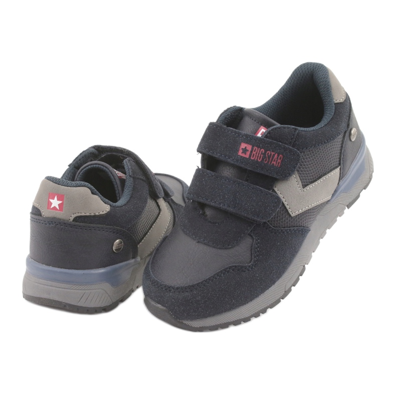 Velcro Children's Sports Shoes 374084 Navy Blue Big Star azul 4 Velcro Children's Sports Shoes 374084 Navy Blue Big Star azul 4