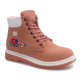 Botas Timber Warm SJ1669-3 Rosa rosado 3