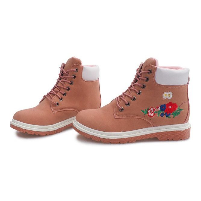 Botas Timber Warm SJ1669-3 Rosa 1