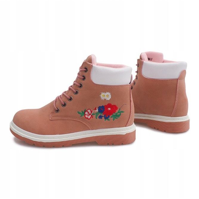 Botas Timber Warm SJ1669-3 Rosa 2