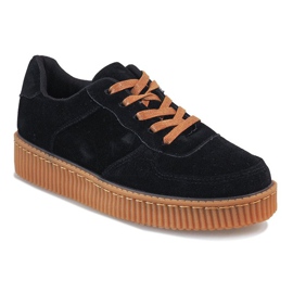 Creepers con cordones negros 7-K3568A 1 Creepers con cordones negros 7-K3568A 1