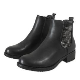 Kayla Shoes Botas negras de tacones altos aislantes 88053 negro 2
