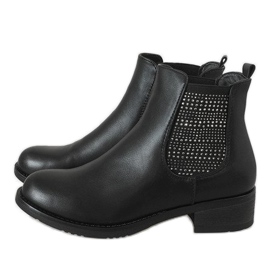 Kayla Shoes Botas negras de tacones altos aislantes 88053 negro 3