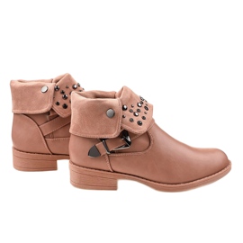 Botas rosas con hebilla GG-44P 2