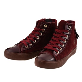 Zapatillas altas rojas JX-95 rojo 2