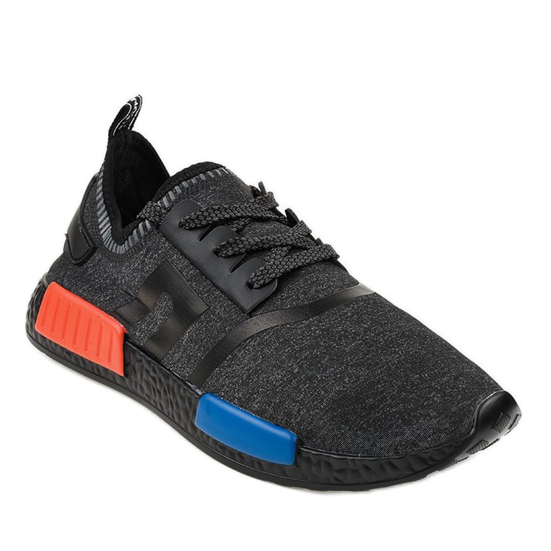 Zapatillas deportivas negras MD01A-6 negro 1