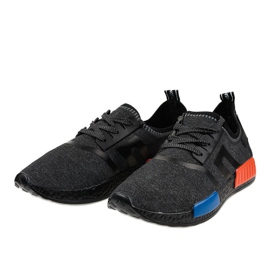 Zapatillas deportivas negras MD01A-6 negro 2