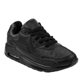 Zapatillas deportivas negras sneakers B306A-61S negro 1