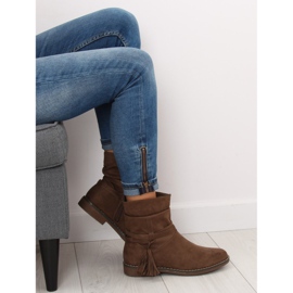 Botas marrones para mujer marrón 4169 Caqui multicolor 7