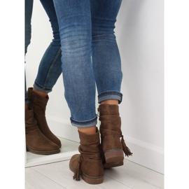 Botas marrones para mujer marrón 4169 Caqui multicolor 4