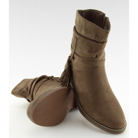 Botas marrones para mujer marrón 4169 Caqui multicolor 8