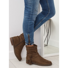 Botas marrones para mujer marrón 4169 Caqui multicolor 5