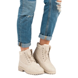 Tramperos cálidos beige 6