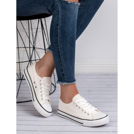 J. Star Zapatillas clásicas blancas blanco 3