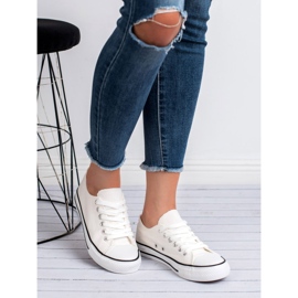 J. Star Zapatillas clásicas blancas blanco 5