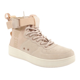 Big Star High Eco-Cuel Sneakers 274658 Polvo Pink rosado 1