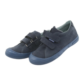 Zapatos niño velcro Mazurek 1267 azul marino 3