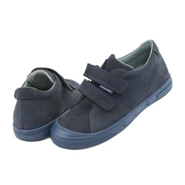 Zapatos niño velcro Mazurek 1267 azul marino 4