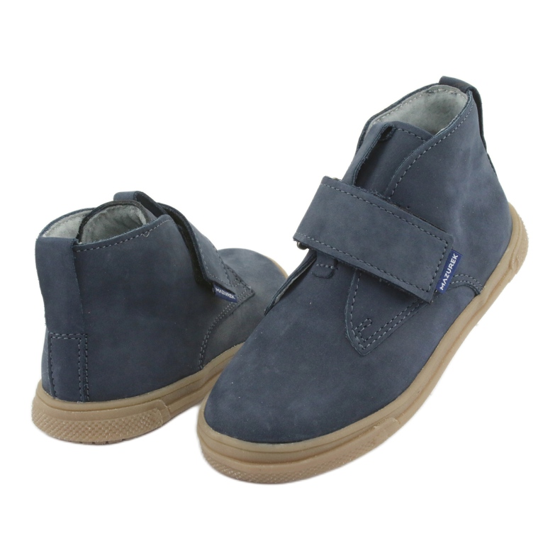 Botas velcro Mazurek 106 azul marino 4
