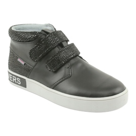 Mazurek Zapatos para niños de cuero negro 1