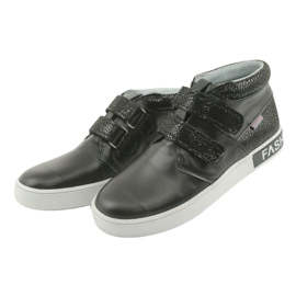 Mazurek Zapatos para niños de cuero negro 3