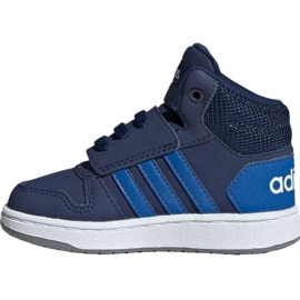 Zapatillas para niños adidas Hoops Mid 2.0 EE6714 azul marino 2 Zapatillas para niños adidas Hoops Mid 2.0 EE6714 azul marino 2