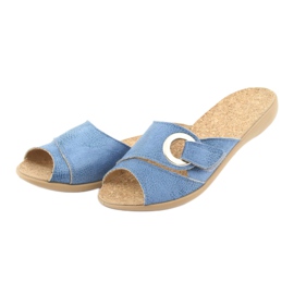 Zapatos de mujer befado pu 265D015 azul 3