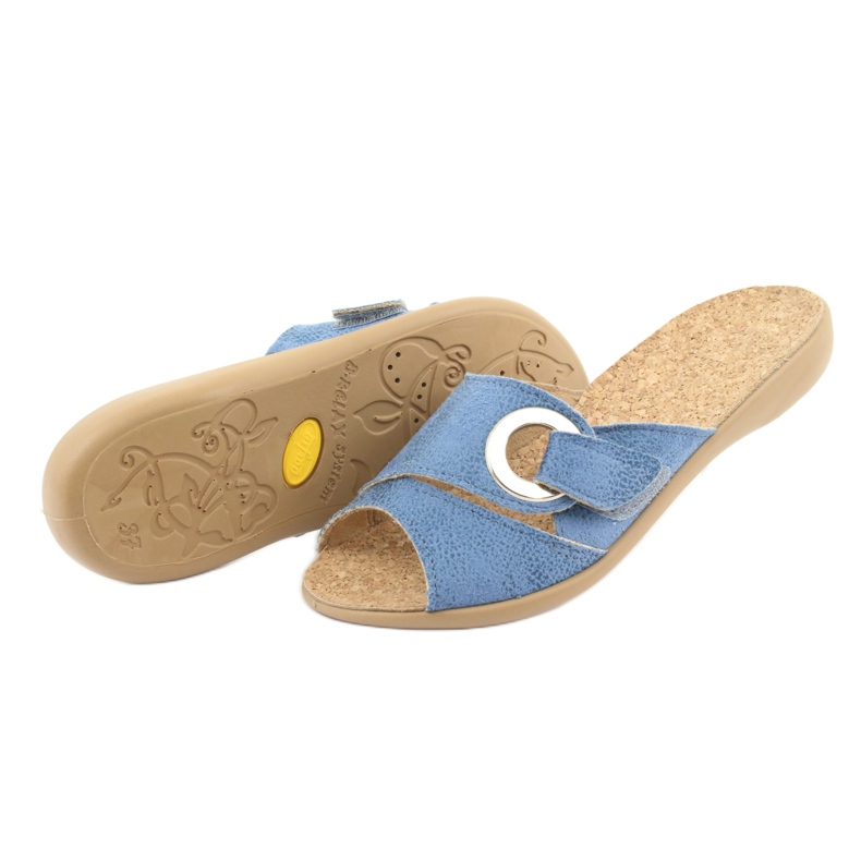 Zapatos de mujer befado pu 265D015 azul 4