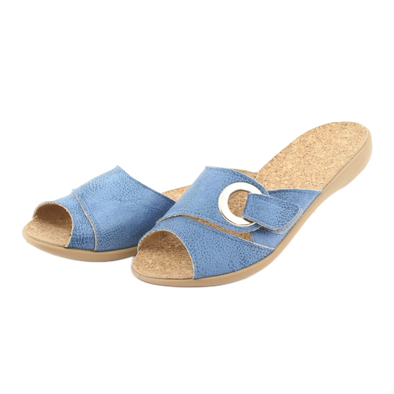 Zapatos de mujer befado pu 265D015 azul 3