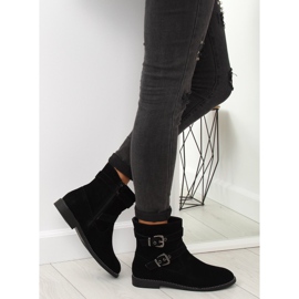 Botas planas negras MB188-266 Black negro 1