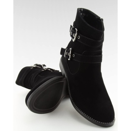 Botas planas negras MB188-266 Black negro 6