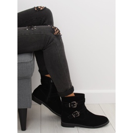 Botas planas negras MB188-266 Black negro 8
