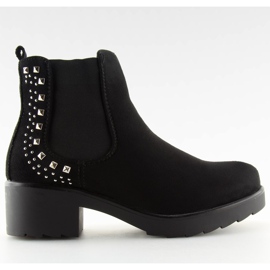 Botines Chelsea negros con tachuelas Z175 Negro 7
