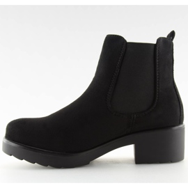 Botines Chelsea negros con tachuelas Z175 Negro 4