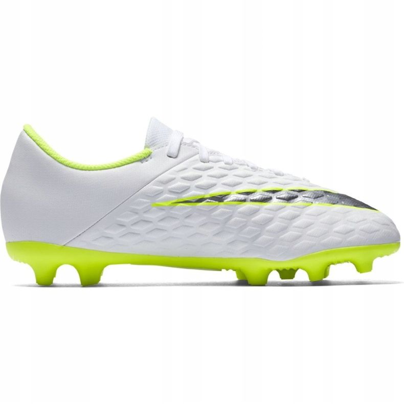 Zapatos de fútbol Nike Hypervenom Phantom 3Club Fg Jr AJ4146-107 blanco 1