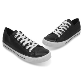 Zapatillas Deportivas Cuero Ydb Negro 2