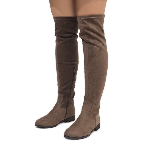Botas taupe para mujer 3037-49 multicolor 1 Botas taupe para mujer 3037-49 multicolor 1