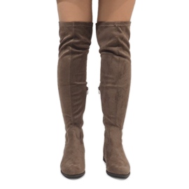 Botas taupe para mujer 3037-49 multicolor 2