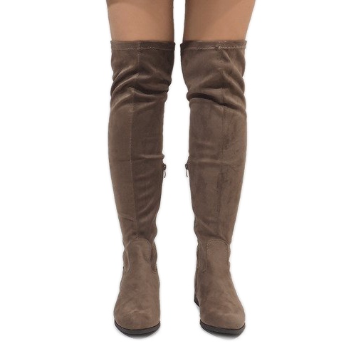 Botas taupe para mujer 3037-49 multicolor 2 Botas taupe para mujer 3037-49 multicolor 2
