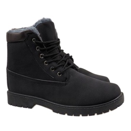 Botas negras aisladas 7M500A negro 4
