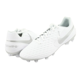 Zapatillas de fútbol Nike Tiempo Legend 8 Academy FG / MG AT5292 100 blanco 4