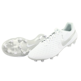 Zapatillas de fútbol Nike Tiempo Legend 8 Academy FG / MG AT5292 100 blanco 3
