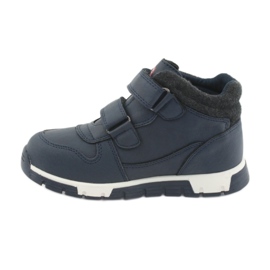 Zapatilla deportiva con velcro Big Star 374065 azul marino blanco rojo 2
