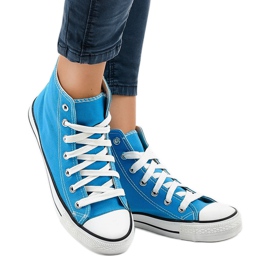 Zapatillas altas clásicas azules DTS8224-16 2