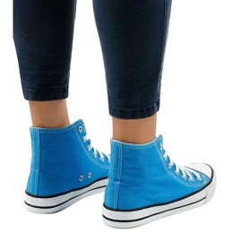 Zapatillas altas clásicas azules DTS8224-16 3