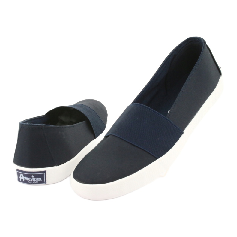 Zapatillas de mujer American Club azul marino 4