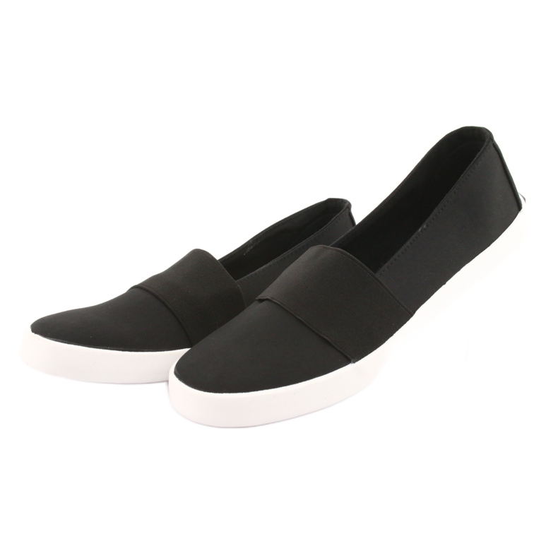 Zapatillas slip-on negras American Club negro 3