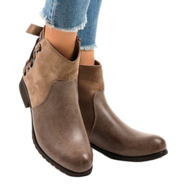 Botas aislantes de ante caqui C562 multicolor verde 1