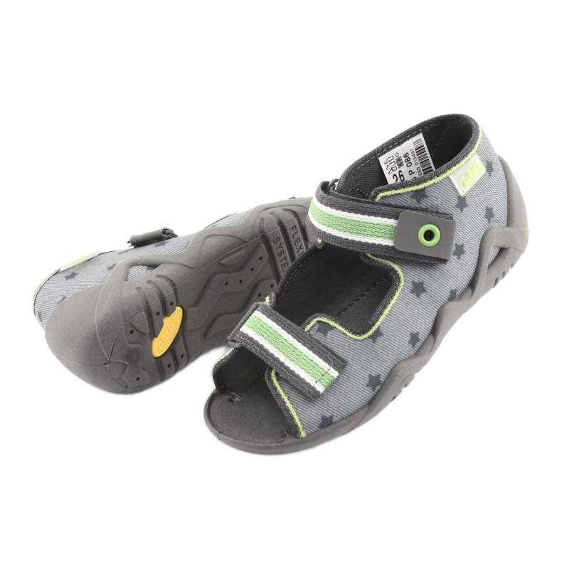 Calzado infantil befado amarillo 250P086 gris verde 5